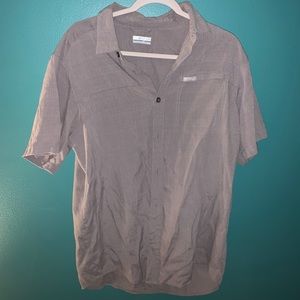 Men’s Columbia Short Sleeve Button Up